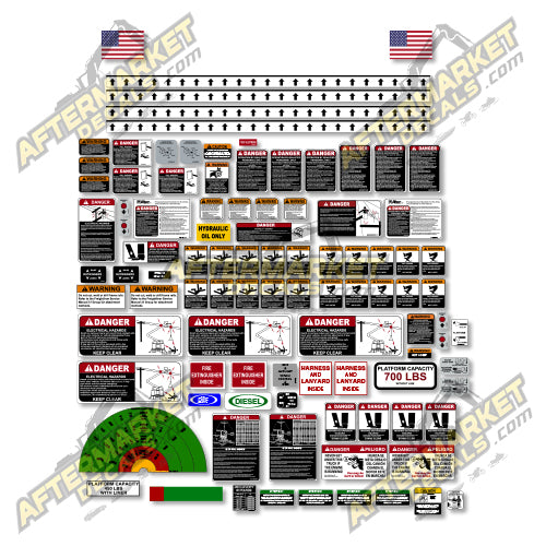 Decal Kit Fits Altec AA755 MH Crane - 3M VINYL!
