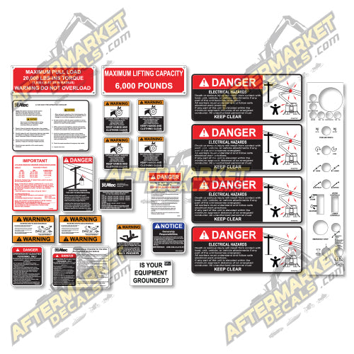 Decal Kit Fits Altec AT40C Truck - 3M VINYL!