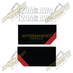 USA Decal Kit Fits Caterpillar 120M2 AWD Motor Grader - 3M VINYL!