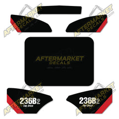 USA Decal Kit Fits Caterpillar 236B2 2-Speed Skid Steer - 3M VINYL!