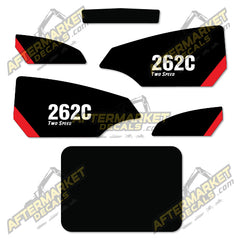 USA Decal Kit Fits Caterpillar 262C Two Speed Skid Steer - 3M VINYL!