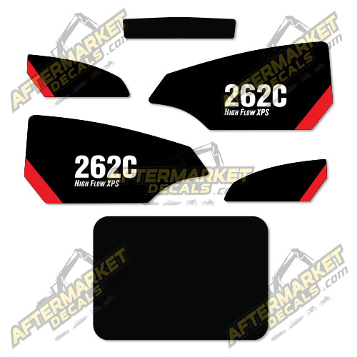 USA Decal Kit Fits Caterpillar 262C High Flow XPS Skid Steer - 3M VINYL!