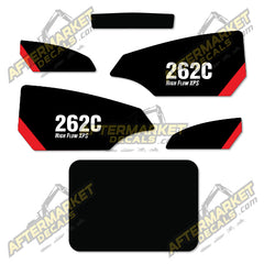 USA Decal Kit Fits Caterpillar 262C High Flow XPS Skid Steer - 3M VINYL!