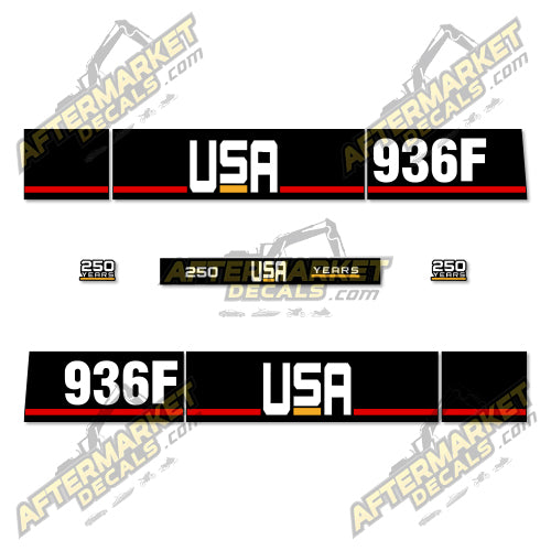 USA Decal Kit Fits Caterpillar 936F Wheel Loader - 3M VINYL!