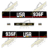 Image of USA Decal Kit Fits Caterpillar 936F Wheel Loader - 3M VINYL!