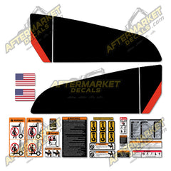 USA Decal Kit Fits Caterpillar C4000 Forklift  - 3M VINYL!