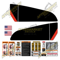 USA Decal Kit Fits Caterpillar C5500 Forklift  - 3M VINYL!