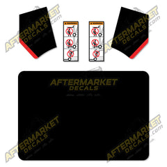 USA Decal Kit Fits Caterpillar E4000 Forklift  - 3M VINYL!