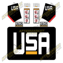 USA Decal Kit Fits Caterpillar E5000 Forklift  - 3M VINYL!