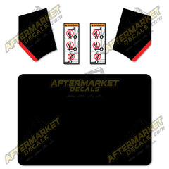 USA Decal Kit Fits Caterpillar ECX5000 Forklift  - 3M VINYL!