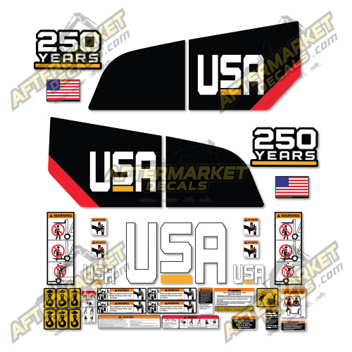 USA Decal Kit Fits Caterpillar GP40N-1 Forklift  - 3M VINYL!