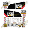 Image of USA Decal Kit Fits Caterpillar GP40N-1 Forklift  - 3M VINYL!