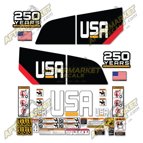 USA Decal Kit Fits Caterpillar GP45N-1 Forklift  - 3M VINYL!