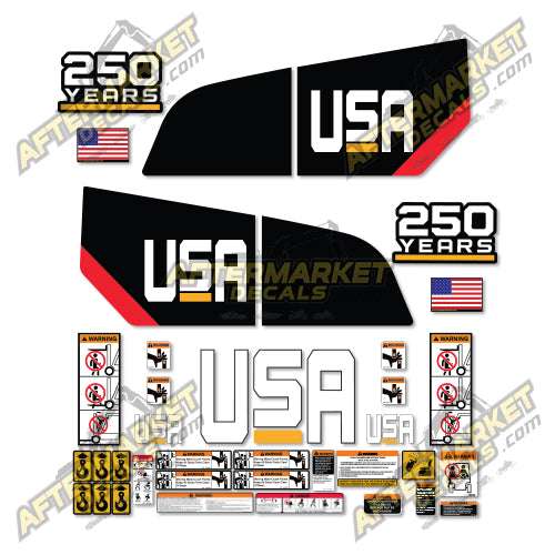 USA Decal Kit Fits Caterpillar GP55N-1 Forklift  - 3M VINYL!