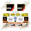Image of USA Decal Kit Fits Caterpillar H35DS Hammer- 3M VINYL!