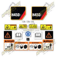 USA Decal Kit Fits Caterpillar H45DS Hammer- 3M VINYL!