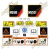 Image of USA Decal Kit Fits Caterpillar H55DS Hammer- 3M VINYL!