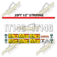 USA Decal Kit Fits Caterpillar IT14G Older Wheel Loader - 3M VINYL!