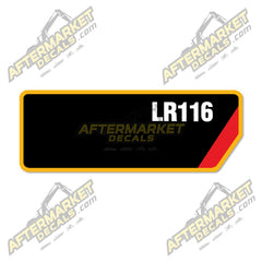 USA Decal Kit Fits Caterpillar LR116 Landscape Rake - 3M VINYL!