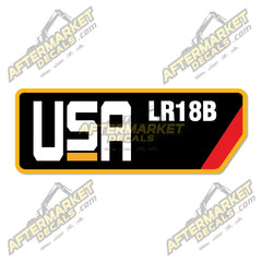 USA Decal Kit Fits Caterpillar LR18B Skid Steer- 3M VINYL!