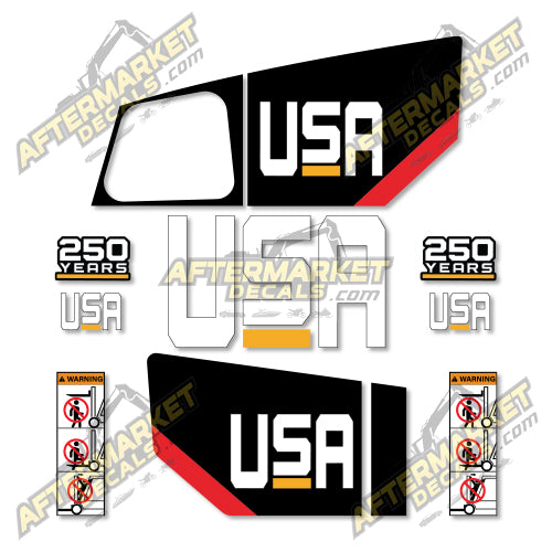 USA Decal Kit Fits Caterpillar PD11000 Forklift - 3M VINYL!