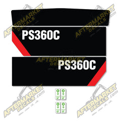 USA Decal Kit Fits Caterpillar PS360C Roller - 3M VINYL!