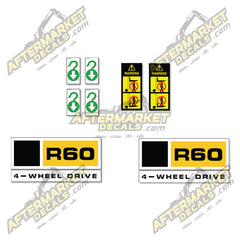 USA Decal Kit Fits Caterpillar R60 Forklift - 3M VINYL!