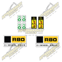 USA Decal Kit Fits Caterpillar R80 Forklift - 3M VINYL!