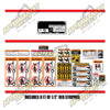Image of USA Decal Kit Fits Caterpillar RC60 Forklift - 3M VINYL!