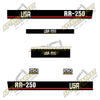Image of USA Decal Kit Fits Caterpillar RR-250 Reclaimer - 3M VINYL!