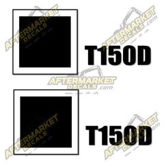 USA Decal Kit Fits Caterpillar T150D Forklift - 3M VINYL!