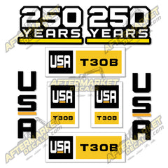 USA Decal Kit Fits Caterpillar T30B  Forklift - 3M VINYL!