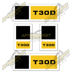 USA Decal Kit Fits Caterpillar T30D  Forklift - Style 2 - 3M VINYL!