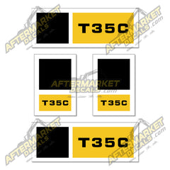 USA Decal Kit Fits Caterpillar T35C Forklift - 3M VINYL!