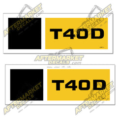 USA Decal Kit Fits Caterpillar T40D Forklift - Style 2 - 3M VINYL!