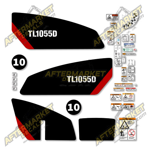 USA Decal Kit Fits Caterpillar TL1055D Telehandler - 3M VINYL!