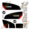 Image of USA Decal Kit Fits Caterpillar TL1055D Telehandler - 3M VINYL!
