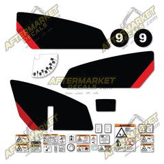 USA Decal Kit Fits Caterpillar TL943D Telehandler  - 3M VINYL!