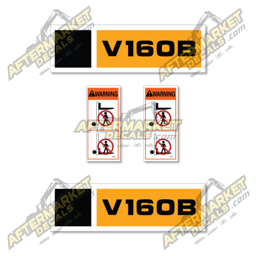 USA Decal Kit Fits Caterpillar V160B Forklift - 3M VINYL!