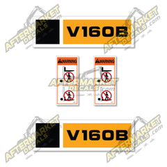 USA Decal Kit Fits Caterpillar V160B Forklift - 3M VINYL!