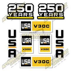 USA Decal Kit Fits Caterpillar V30C Forklift - 3M VINYL!