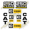 Image of USA Decal Kit Fits Caterpillar V35C Forklift - 3M VINYL!