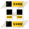 Image of USA Decal Kit Fits Caterpillar V40D Forklift  - 3M VINYL!