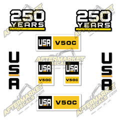 USA Decal Kit Fits Caterpillar V50C Forklift - 3M VINYL!