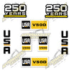 Image of USA Decal Kit Fits Caterpillar V50D Forklift  - 3M VINYL!