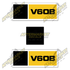 USA Decal Kit Fits Caterpillar V60B Forklift  - 3M VINYL!