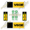 Image of USA Decal Kit Fits Caterpillar V60E Forklift  - 3M VINYL!