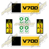 Image of USA Decal Kit Fits Caterpillar V70D Forklift  - 3M VINYL!