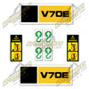 Image of USA Decal Kit Fits Caterpillar V70E Forklift  - 3M VINYL!