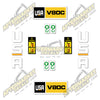 Image of USA Decal Kit Fits Caterpillar V80C Forklift  - 3M VINYL!